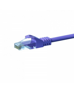 UTP CAT5e patchkabel 0,25m paars - 100% koper