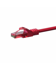 UTP CAT6 patchkabel 0,25m rood - 100% koper