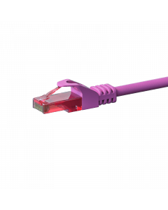 UTP CAT6 patchkabel 0,50m roze - 100% koper