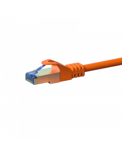 CAT6a S/FTP (PIMF) patchkabel 0,50m oranje