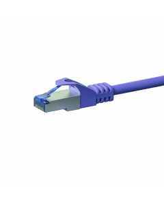 CAT6a S/FTP (PIMF) patchkabel 0,25m paars