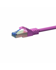 CAT6a S/FTP (PIMF) patchkabel 30m roze