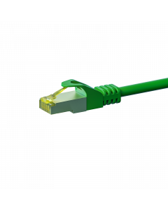 Cat7 S/FTP (PIMF) patchkabel 0,25m groen