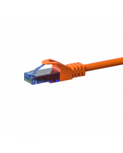 UTP CAT6a patchkabel 10m oranje - 100% koper