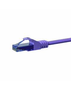 UTP CAT6a patchkabel 15m paars - 100% koper