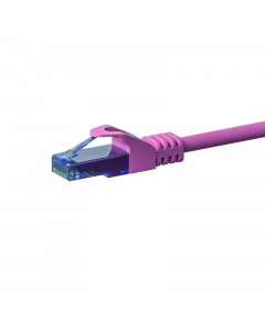 UTP CAT6a patchkabel 0,25m roze - 100% koper