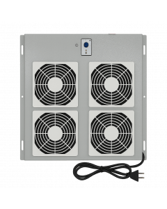 Fan-pakket met 4 ventilatoren en thermostaat geschikt voor Outdoor serverkasten