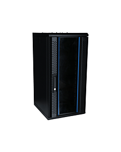 10" 15U wand patchkast met glazen voordeur