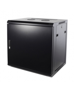 9U wand patchkast met metalen voordeur, 450mm diep