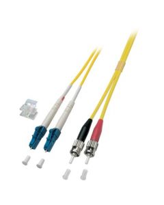 OS2 duplex glasvezel kabel LC-ST 0,50m
