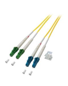 OS2 duplex glasvezel kabel LC/APC-LC 1m