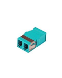 Multimode keystone koppeling LC-LC duplex turquoise