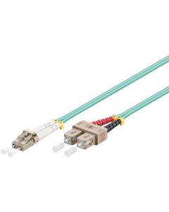 Glasvezel kabel LC-SC OM3 (laser optimized) 1 m