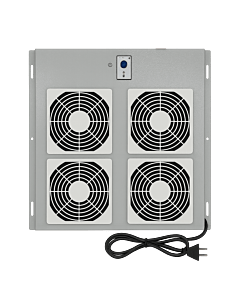 Fan-pakket met 4 ventilatoren en thermostaat geschikt voor Outdoor serverkasten