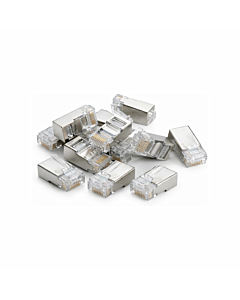 DANICOM FTP CAT6 RJ45 Connector - voor soepele kern - 10 stuks