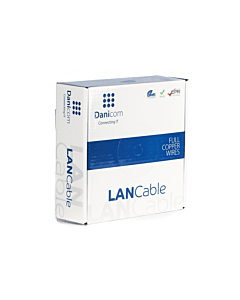 DANICOM CAT5E UTP 100m kabel op rol stug -  LSZH (Eca)