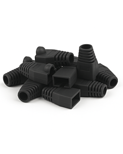 DANICOM RJ45 Kabeltule Zwart - 10 stuks