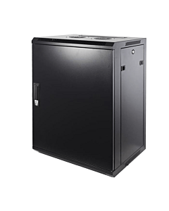 15U wand patchkast met metalen voordeur, 600mm diep