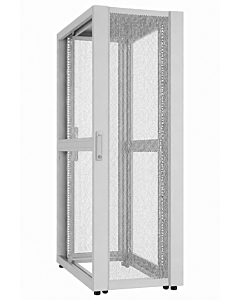 48U Datacenter patchkast met geperforeerde deur 600x1000x2250mm (BxDxH) Grijs