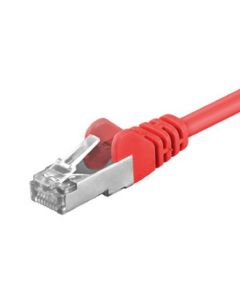 CAT5e FTP patchkabel 0,25m rood