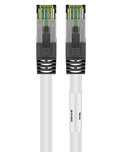 Cat8 S/FTP (PIMF) patchkabel 2m wit