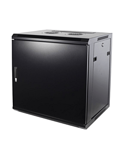 9U wand patchkast met metalen voordeur, 600mm diep