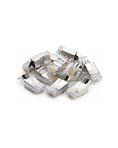 DANICOM SFTP CAT6a RJ45 Connector - voor stugge kern - 10 stuks