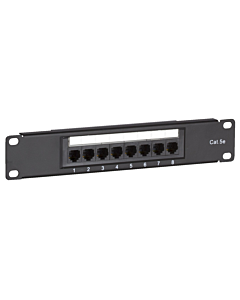 10 inch CAT5e UTP patchpaneel - 8 poorts