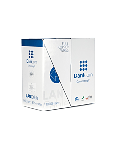 DANICOM CAT5E FTP 305m kabel op rol stug -  LSZH (Dca)