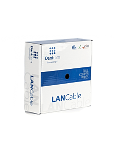 DANICOM CAT6 FTP 50m kabel op rol stug -  LSZH (Dca)