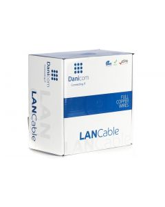 DANICOM CAT6A S/FTP 100m kabel op rol stug -  LSZH (Eca)