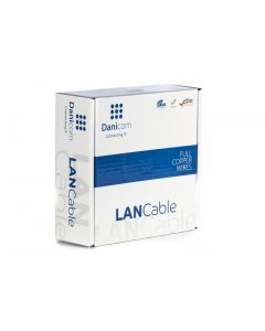 DANICOM CAT6A S/FTP 50m kabel op rol soepel - PVC (Fca)