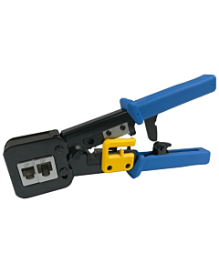 Krimptang voor doorsteek connectoren