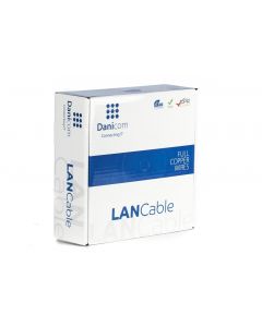 DANICOM CAT5E UTP 100m kabel op rol soepel -  PVC (Fca)
