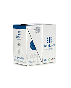 DANICOM CAT5E UTP 305m kabel op rol stug -  LSZH (Dca)