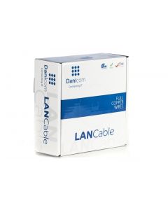 DANICOM CAT5E FTP 50m kabel op rol soepel -  PVC (Fca)