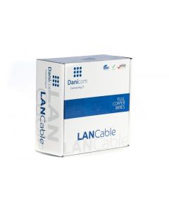 DANICOM CAT6 UTP 100m kabel op rol soepel -  PVC (Fca)