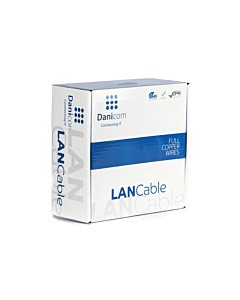 DANICOM CAT6 UTP 100m kabel op rol stug -  LSZH (Dca)