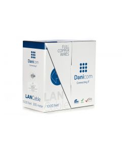 DANICOM CAT6 UTP 305m kabel op rol soepel -  PVC (Fca)