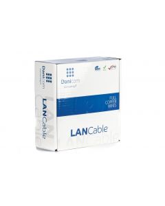DANICOM CAT6 UTP 50m kabel op rol soepel -  PVC (Fca)