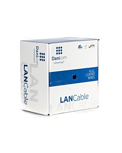 DANICOM CAT6A U/UTP 100m kabel op rol stug -  LSZH (Dca)