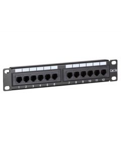 10 Inch CAT5e UTP patchpaneel - 12 poorts