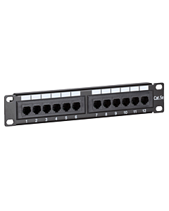 10 inch CAT5e UTP patchpaneel - 12 poorts