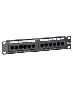 10 Inch CAT6 UTP patchpaneel - 12 poorts