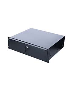 3U 19 inch afsluitbare lade