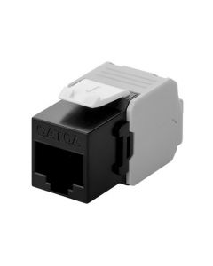 CAT6a UTP Keystone Connector - Toolless - Zwart