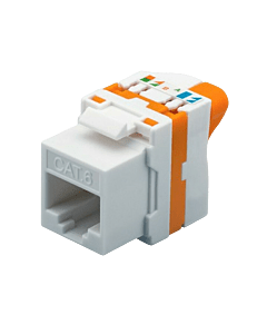 Cat6 UTP Keystone Connector - Toolless Twist