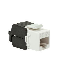 CAT6a UTP Keystone Connector - Toolless - Zwart/Wit