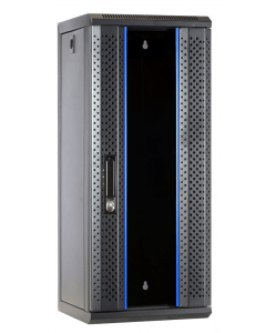 10" 15U wand patchkast met glazen voordeur