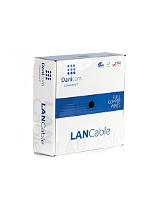 DANICOM CAT6 FTP 50m kabel op rol stug -  LSZH (Dca)